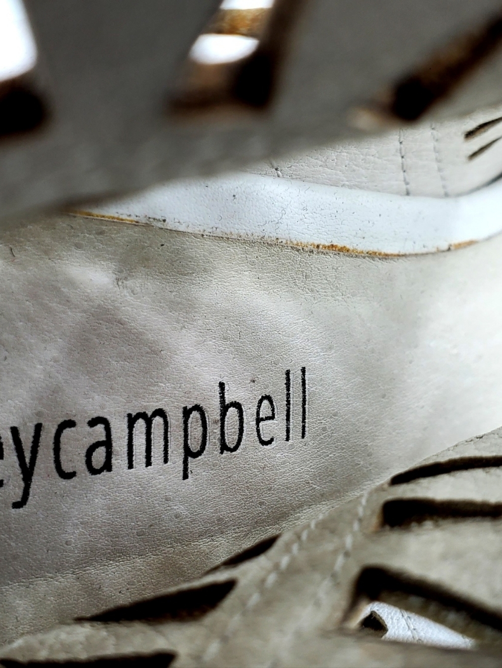 Jeffrey Campbell Rodillo Hi White Leather Sandals - Picture 5 of 6